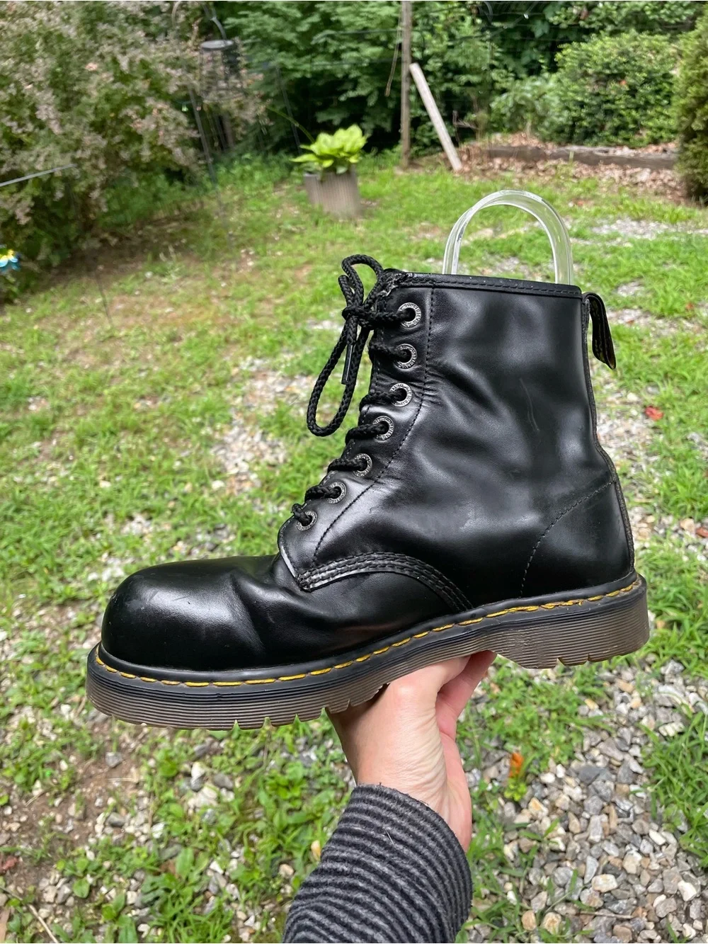 Dr Martens Industrial Steel Toe Slip Resistant Safety Boots Size 10 Men’s